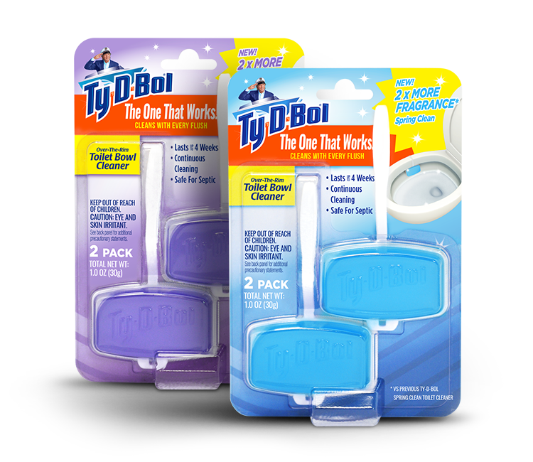 Ty⬝D⬝Bol Over The Rim Cleaning Gel - Ty⬝D⬝Bol Toilet Bowl Cleaner